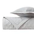 FIL COUPE Quilted Coverlet in Pebble by Home Treasures at Fig Linens and Home