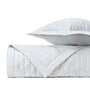 FIL COUPE Quilted Coverlet in White by Home Treasures at Fig Linens and Home