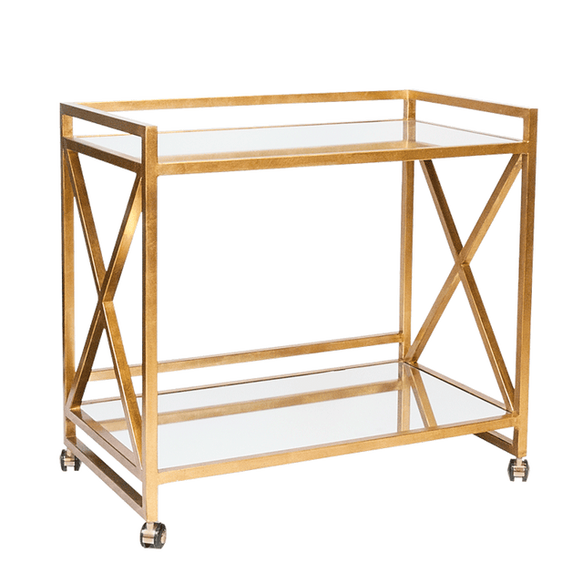 Gerard Gold Bar Cart - Fig Linens and Home