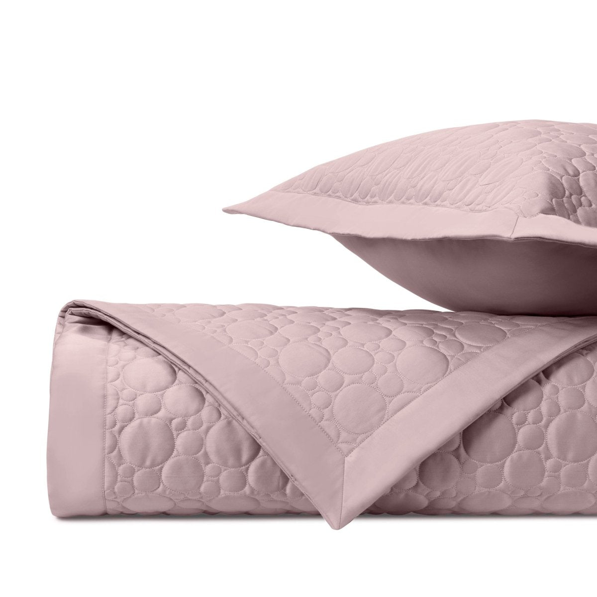 GLOBE Quilted Coverlet in Incenso Lavender by Home Treasures at Fig Linens and Home