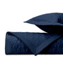 GLOBE Quilted Coverlet in Navy Blue by Home Treasures at Fig Linens and Home