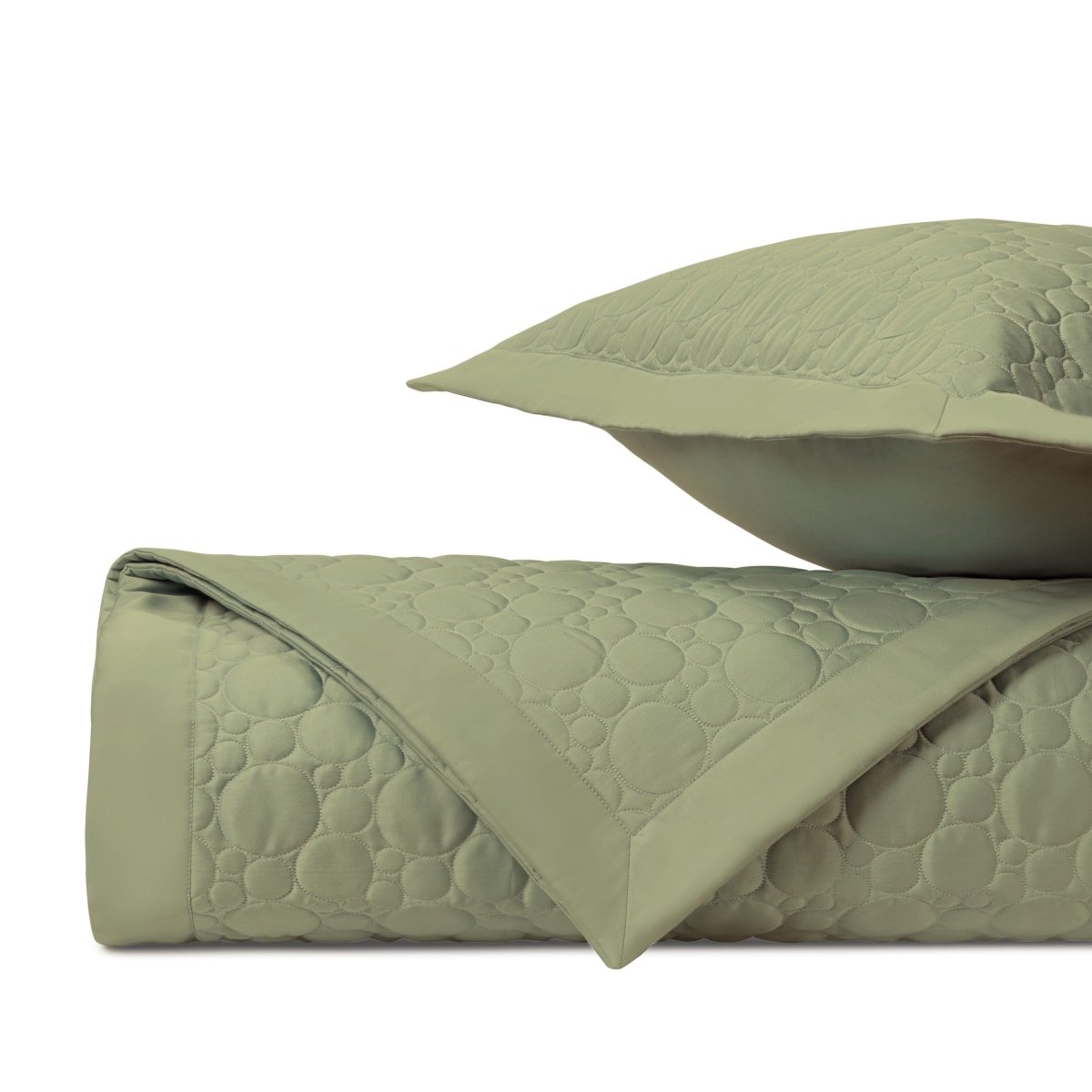 GLOBE Quilted Coverlet in Piana by Home Treasures at Fig Linens and Home