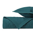 GLOBE Quilted Coverlet in Teal by Home Treasures at Fig Linens and Home