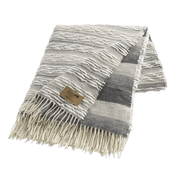 Strato Italian Blanket Gray by Lands Downunder