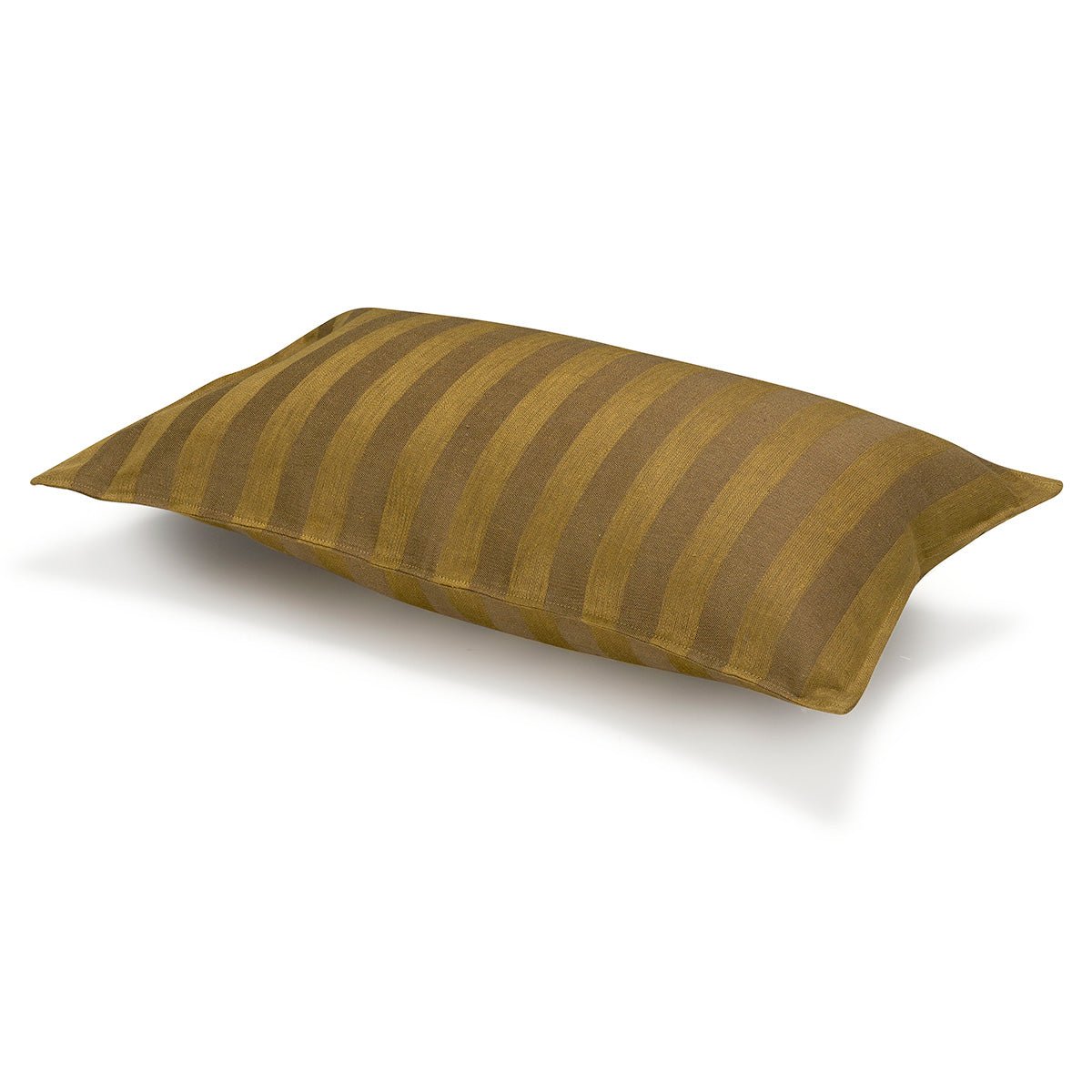 Lumbar Throw Pillow - Souveraine gold cushion cover by Le Jacquard Francais