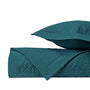 ISLA Quilted Coverlet in Teal by Home Treasures at Fig Linens and Home