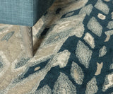 Rug Detail - Kalata Indigo Blues Rug by William Yeoward | Fig LInens