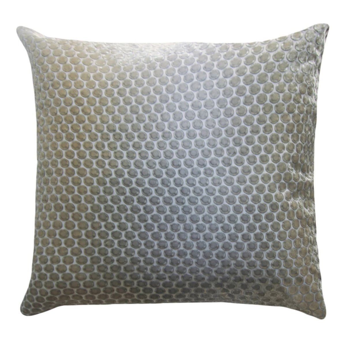 Dots Nickel Decorative Pillow by Kevin O'Brien Studio | Fig Linens