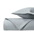 KOMODO Quilted Coverlet in Blue Gray by Home Treasures at Fig Linens and Home