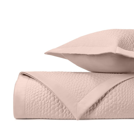 KOMODO Quilted Coverlet in Light Pink by Home Treasures at Fig Linens and Home