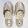 Kumi Kookoon French Pleat Silk Slippers | Fig Linens ivory