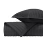 L'AVENUE Quilted Coverlet in Black by Home Treasures at Fig Linens and Home