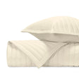 L'AVENUE Quilted Coverlet in Ivory by Home Treasures at Fig Linens and Home