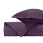 L'AVENUE Quilted Coverlet in Purple by Home Treasures at Fig Linens and Home