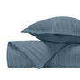 L'AVENUE Quilted Coverlet in Slate Blue by Home Treasures at Fig Linens and Home