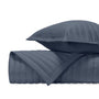 L'AVENUE Quilted Coverlet in Stone Blue by Home Treasures at Fig Linens and Home