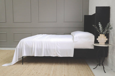 Langston White Bamboo Bedding by Pom Pom at Home