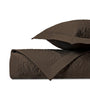 LAUREL Quilted Coverlet in Chocolate by Home Treasures at Fig Linens and Home