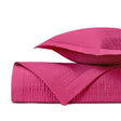 LONDRES Quilted Coverlet in Bright Pink by Home Treasures at Fig Linens and Home