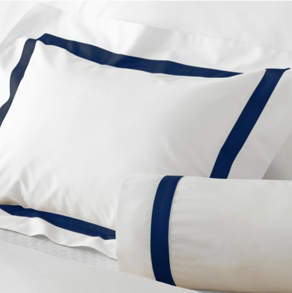 Lowell Navy Bedding by Matouk