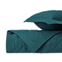 LUCIANA Quilted Coverlet in Teal by Home Treasures at Fig Linens and Home