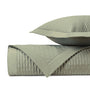 MASON Quilted Coverlet in Crystal Green by Home Treasures at Fig Linens and Home