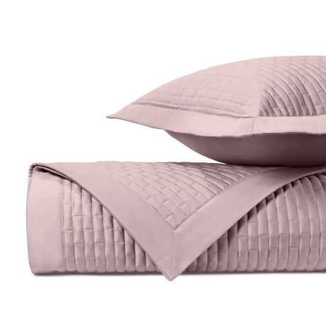 MASON Quilted Coverlet in Incenso Lavender by Home Treasures at Fig Linens and Home