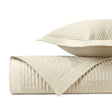 MASON Quilted Coverlet in Ivory by Home Treasures at Fig Linens and Home