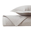 MASON Quilted Coverlet in Oyster by Home Treasures at Fig Linens and Home