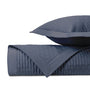 MASON Quilted Coverlet in Stone Blue by Home Treasures at Fig Linens and Home