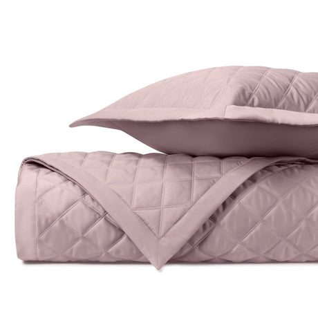 MESA Quilted Coverlet in Incenso Lavender by Home Treasures at Fig Linens and Home