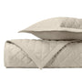 MESA Quilted Coverlet in Khaki by Home Treasures at Fig Linens and Home