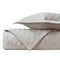 MESA Quilted Coverlet in Oyster by Home Treasures at Fig Linens and Home