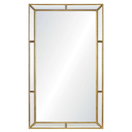 Burnished Gold Leaf Wall Mirror by Mirror Home | Fig Linens 