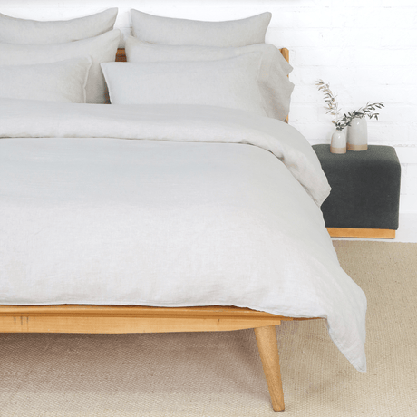 Parker Flax Linen Duvet Sets by Pom Pom at Home | Fig Linens