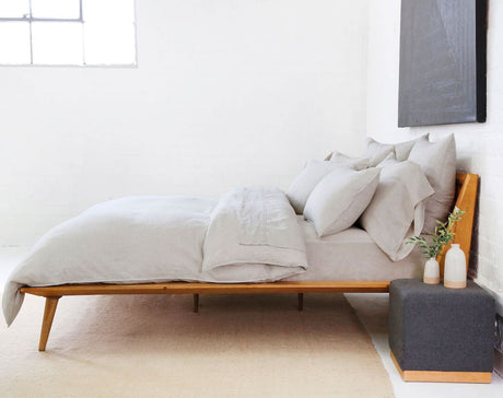 Parker Flax Linen Bedding by Pom Pom at Home | Fig Linens