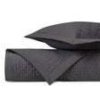 PARQUET Quilted Coverlet in Grisaglia Gray by Home Treasures at Fig Linens and Home