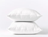 Organic Relaxed Sateen White Pillowcases by Coyuchi | Fig Linens