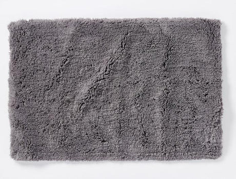 Slate Shag Organic Bath Rug by Coyuchi | Fig Linens