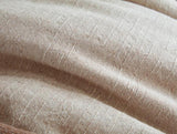 Fig Linens - Nutmeg Toro Canyon Organic Bedding by Coyuchi -  Closeup