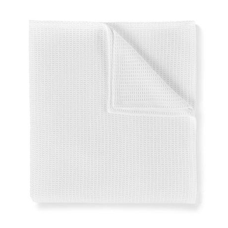 Riviera Blanket by Peacock Alley - White Waffle Blanket