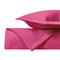 RAINDROP Quilted Coverlet in Bright Pink by Home Treasures at Fig Linens and Home