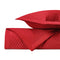 RAINDROP Quilted Coverlet in Bright Red by Home Treasures at Fig Linens and Home