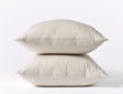 Organic Relaxed Sateen Pale Gray Pillowcases by Coyuchi | Fig Linens