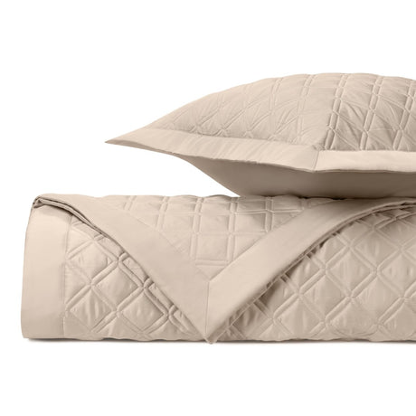 RENAISSANCE Quilted Coverlet in Caramel by Home Treasures at Fig Linens and Home