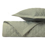 RENAISSANCE Quilted Coverlet in Crystal Green by Home Treasures at Fig Linens and Home