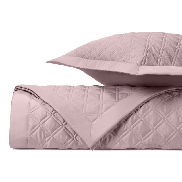 RENAISSANCE Quilted Coverlet in Incenso Lavender by Home Treasures at Fig Linens and Home