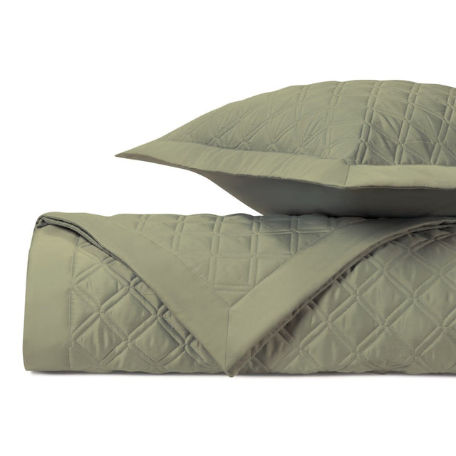 RENAISSANCE Quilted Coverlet in Piana by Home Treasures at Fig Linens and Home