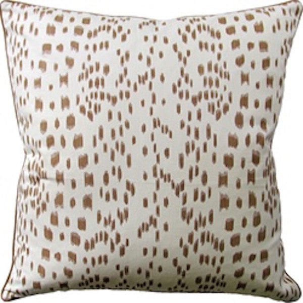 Throw Pillow - Les Touches Tan Pillow - Ryan Studio - Brunschwig Fils - Fig Linens and Home