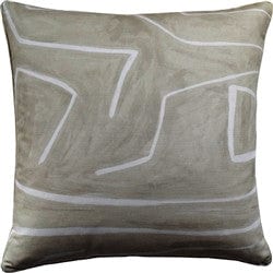 Grafitto Beige/Ivory Pillow by Ryan Studio